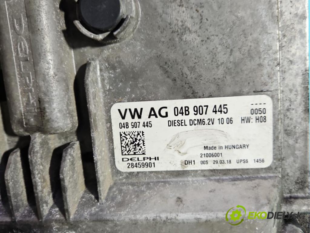 Skoda Rapid 2012-2019 1.4 tdi 90 hp manual 66 kW 1422 cm3 5- řídící jednotka motoru 04B907445
