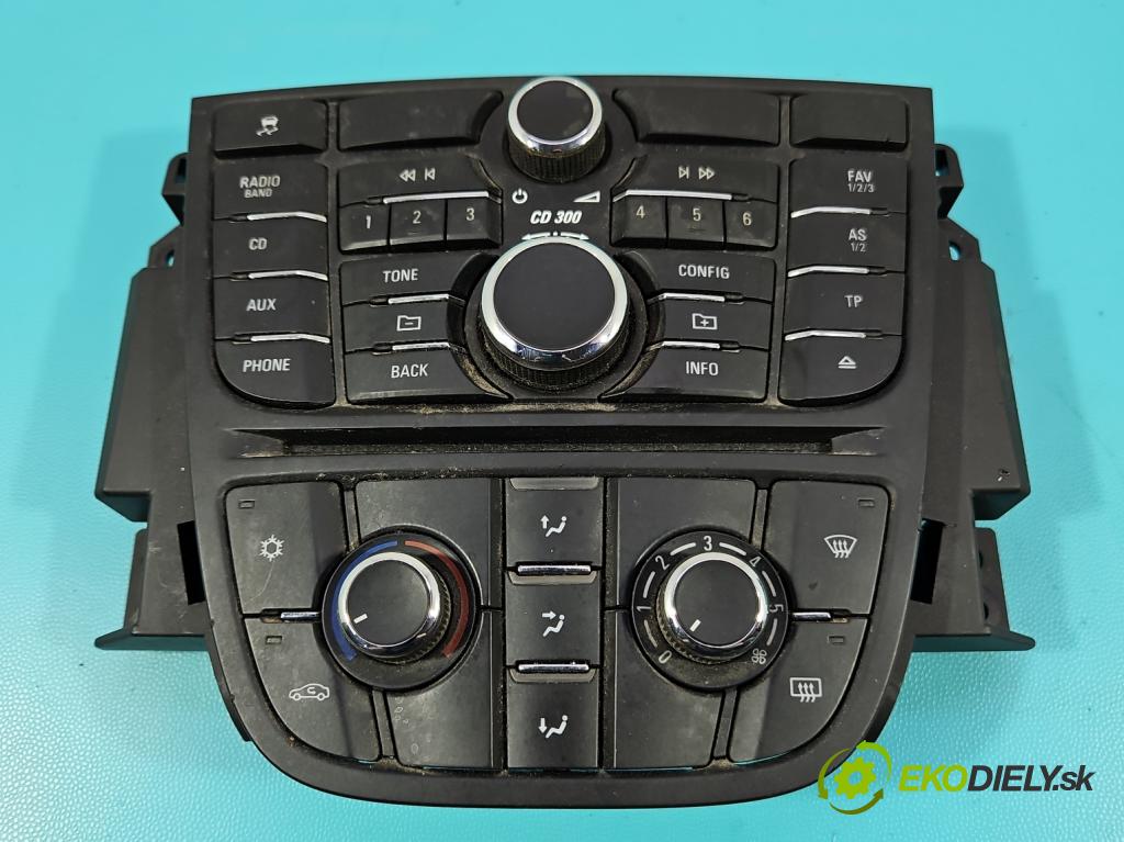 Opel Meriva B 2010-2017 1.7 CDTI A17DTS 110 hp manual 81 kW 1686 cm3 5- Radio továrna: 20984175