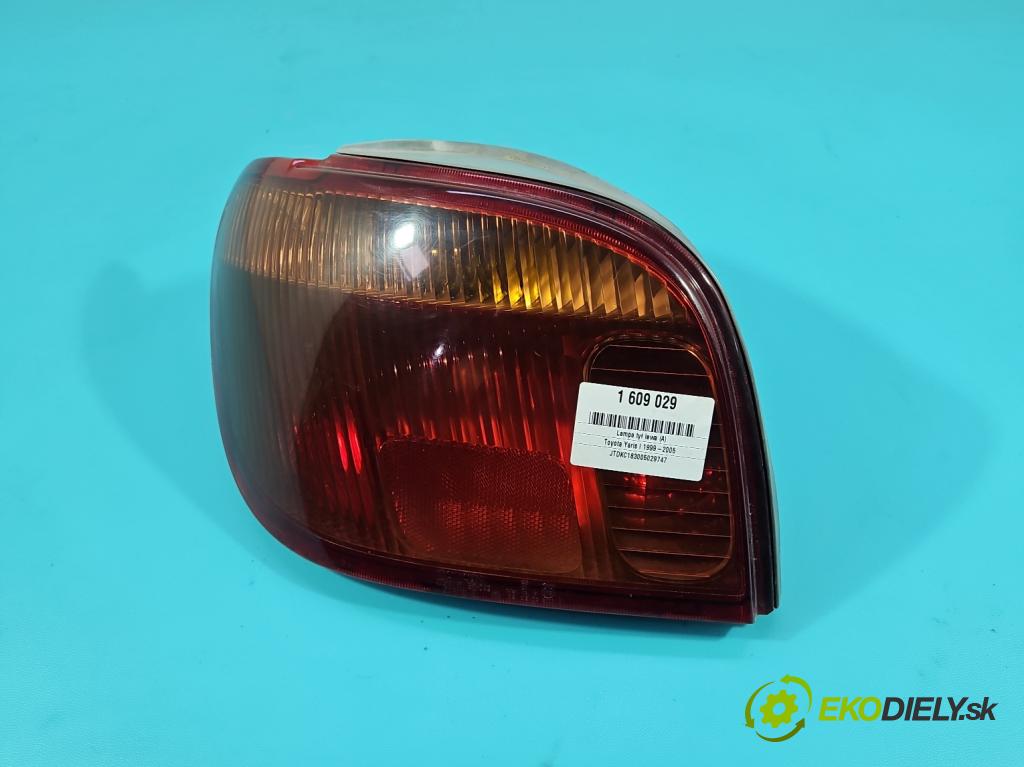 Toyota Yaris I 1999-2005 1.4 D4D 75 HP manual 55 kW 1364 cm3 5- svetlo / reflektor zadné ľavé blatník