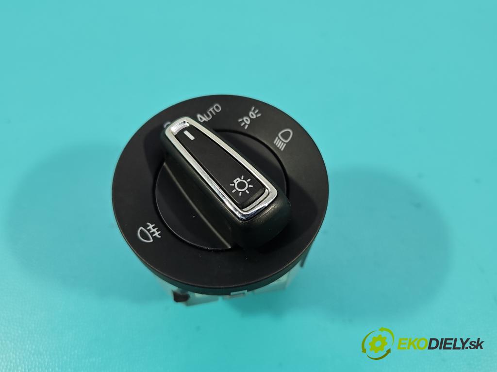 Skoda Rapid 2012-2019 1.4 tdi 90 HP manual 66 kW 1422 cm3 5- prepínač světla: na doska: 5JA941431B