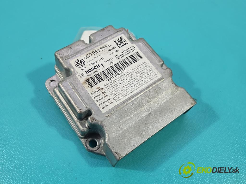 Skoda Rapid 2012-2019 1.4 tdi 90 hp manual 66 kW 1422 cm3 5- řídící jednotka polštáře: 0285013115