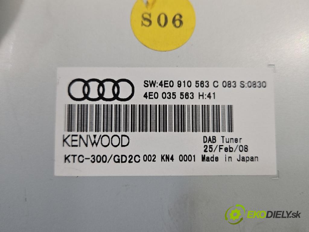 Audi A4 B8 2007-2015 3.2 V6 FSI 265KM automatic 195 kW 3197 cm3 4- řídící jednotka 4E0035563