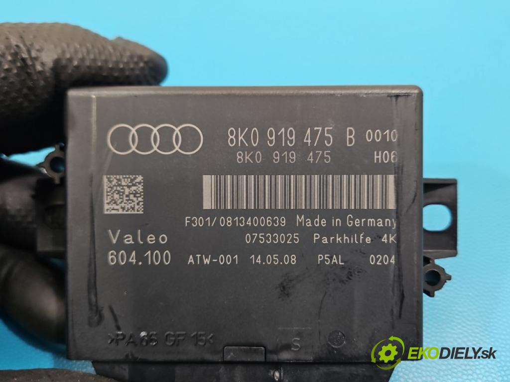 Audi A4 B8 2007-2015 3.2 V6 FSI 265KM automatic 195 kW 3197 cm3 4- řídící jednotka parkování 8K0919475B