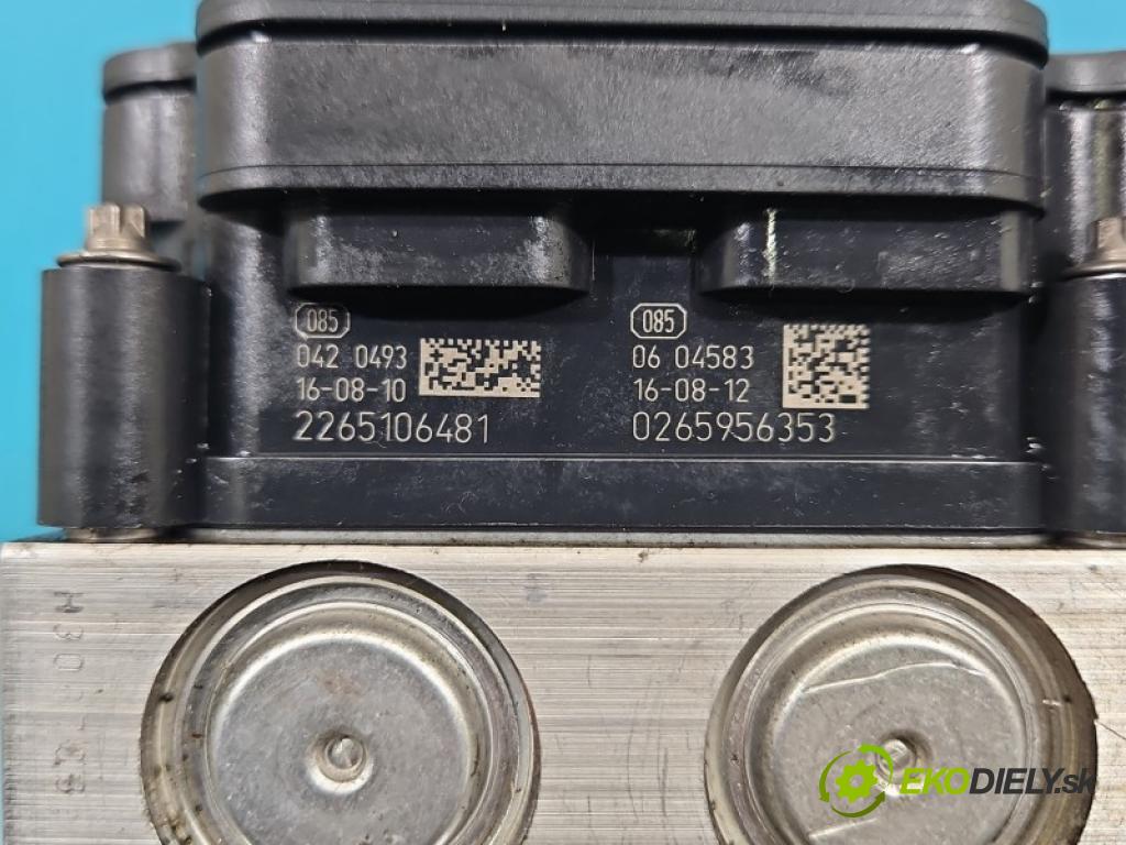 Citroen C4 Picasso II 2013-2019 1.6 hdi 109 HP manual 80 kW 1560 cm3 5- čerpadlo abs 0265956353 (Pumpa ABS)
