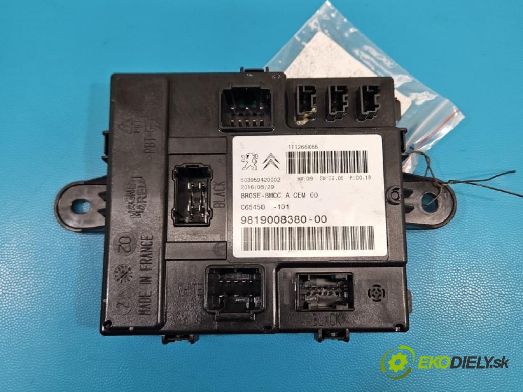 Citroen C4 Picasso II 2013-2019 1.6 hdi 109 HP manual 80 kW 1560 cm3 5- riadiaca jednotka ostatné 9819008380-00