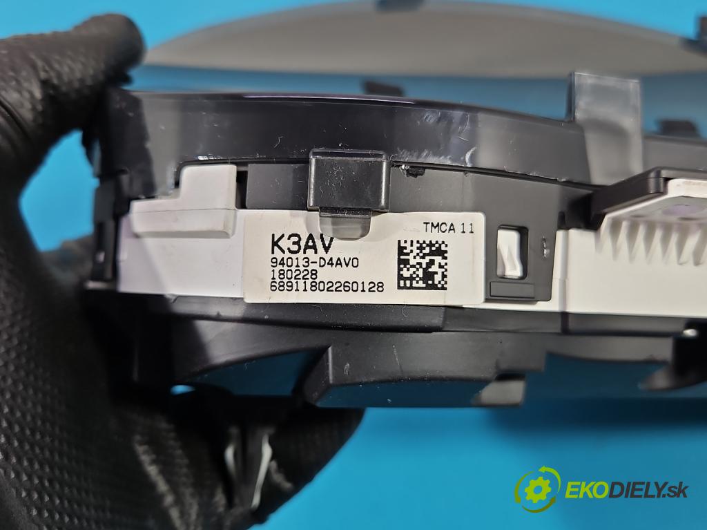 Kia Optima IV 2015-2020 1.7 crdi 141 HP automatic 104 kW 1685 cm3 5- prístrojovka/ budíky 94013-D4AV0 (Prístrojová doska)