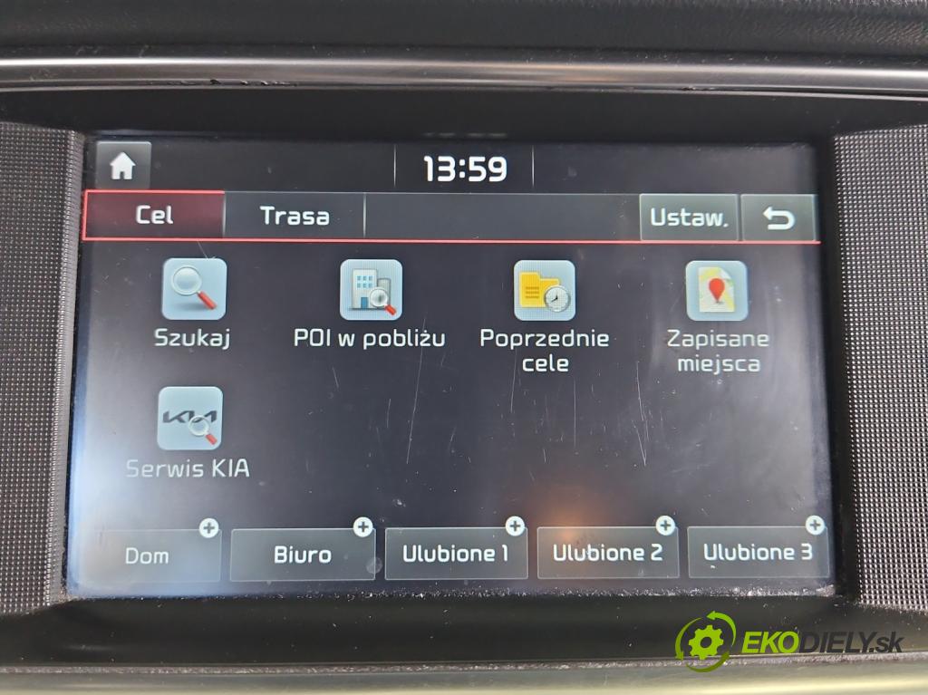 Kia Optima IV 2015-2020 1.7 crdi 141 hp automatic 104 kW 1685 cm3 5- Radio továrna: 96560-D4551WK