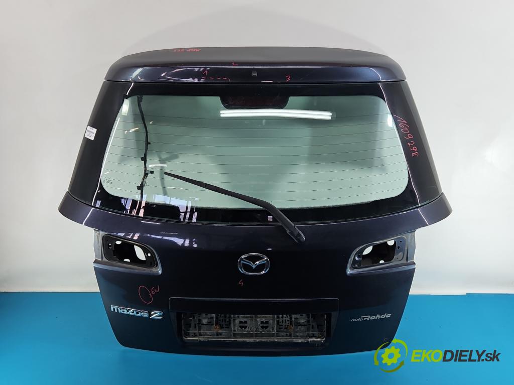 Mazda 2 I 2003-2007 1.4 16v 80 HP manual 59 kW 1388 cm3 5- zadna kufor (Kapota zadná (kufor))