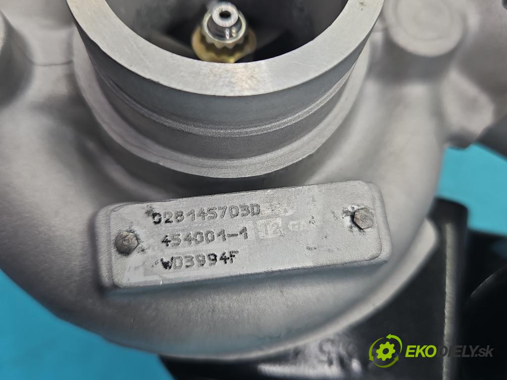 Audi 80 B4 1991-1994 1.9 tdi 90 HP manual 66 kW 1896 cm3 5- turbodúchadlo, turbo repasovaná 454001-1