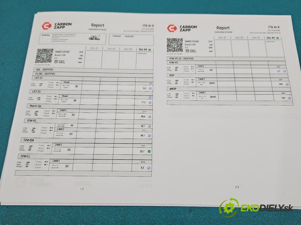 Opel Zafira B 2005-2014 1.9 CDTI 120 HP manual 88 kW 1910 cm3 5- vstrek diesel: 0445110165