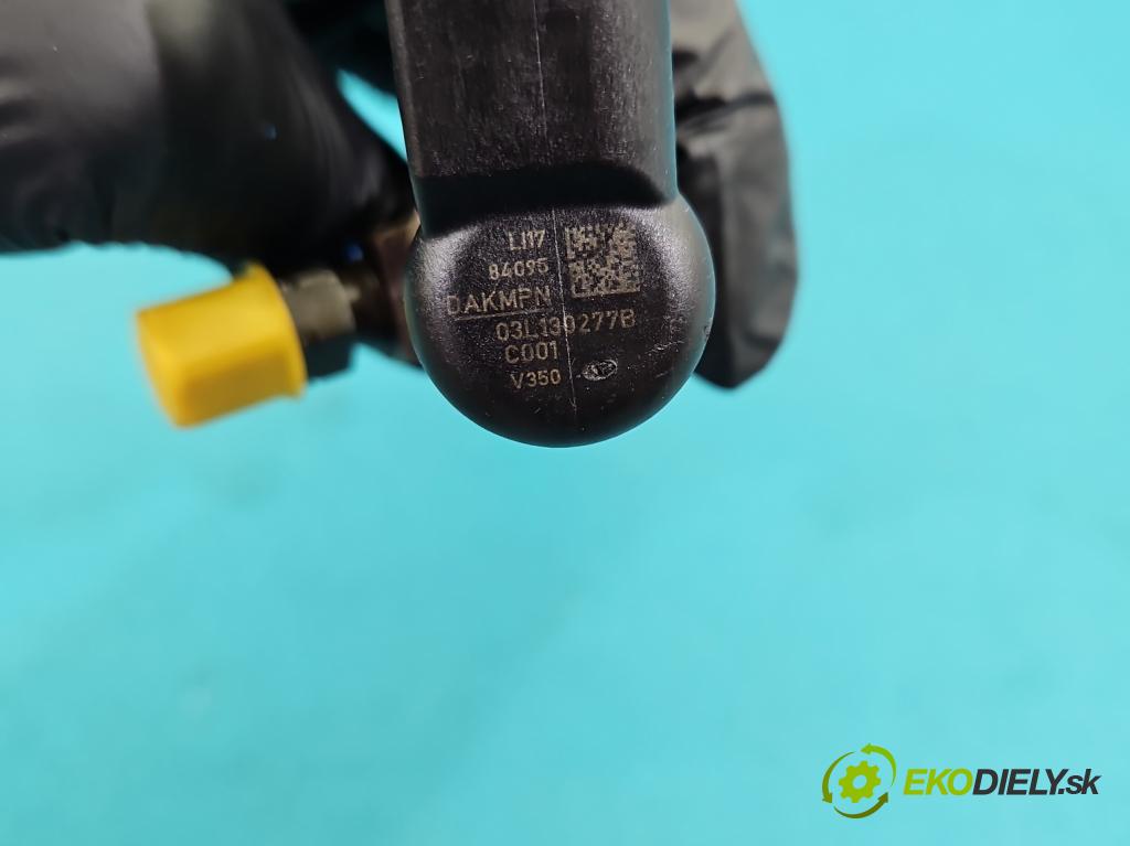 Vw Passat B7 2010-2014 1.6 tdi 105 hp manual 77 kW 1598 cm3 5- vstřikovač diesel 03L130277B