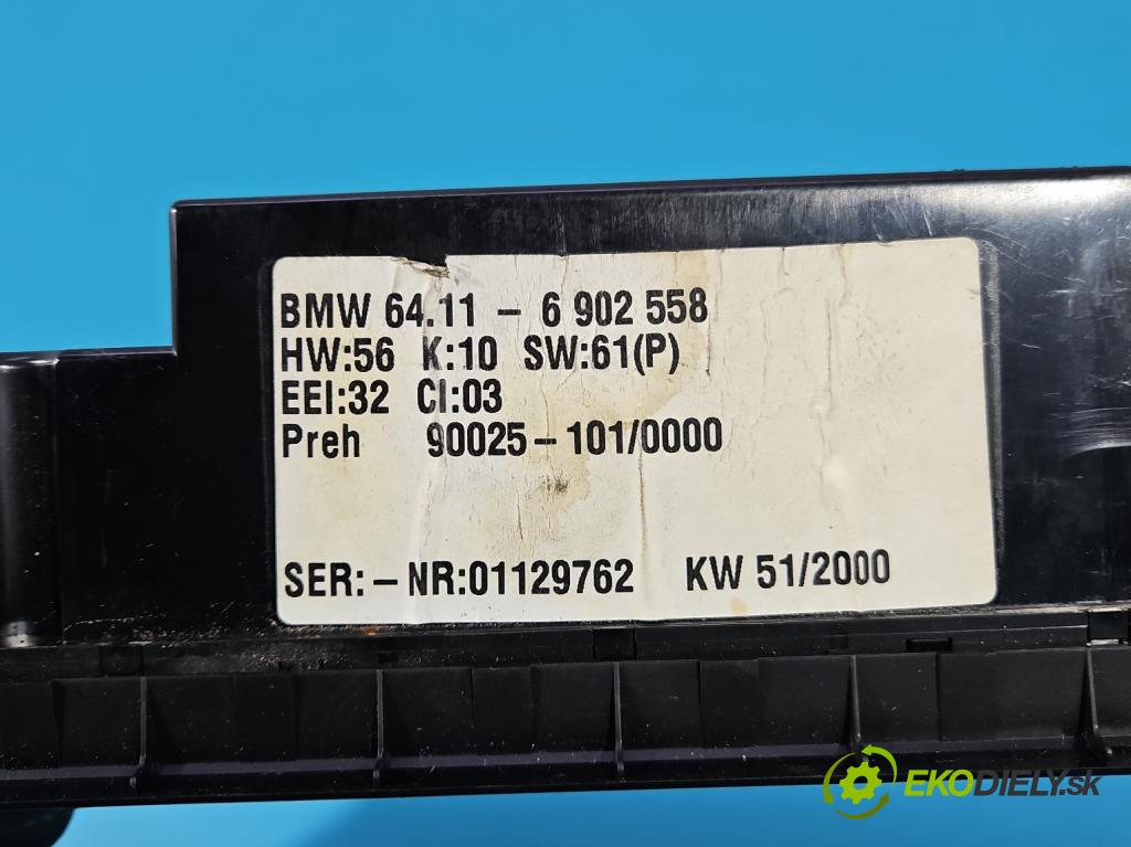 Bmw X5 E53 1999-2006 4.4 V8 286 HP automatic 210 kW 4398 cm3 5- panel kúrenia 6902558