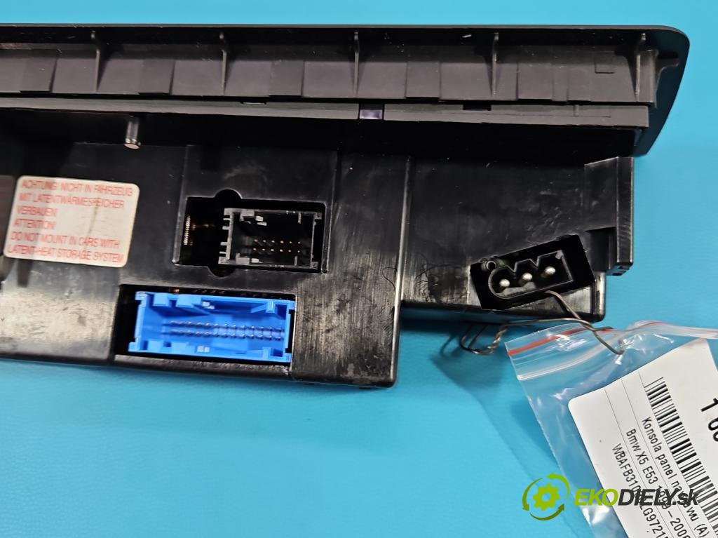Bmw X5 E53 1999-2006 4.4 V8 286 HP automatic 210 kW 4398 cm3 5- panel kúrenia 6902558