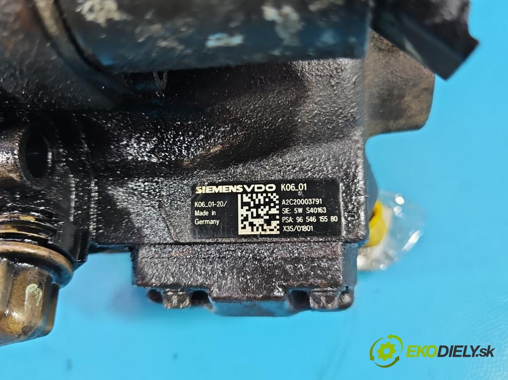 Volvo V50 2.0d 136 HP manual 100 kW 1997 cm3 5- čerpadlo vstrekovacia 9654615580 (Vstrekovacie čerpadlo)