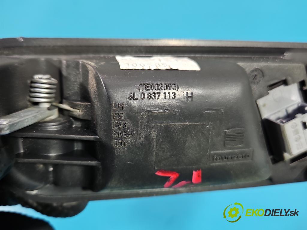 Seat Ibiza III 6L 2002-2008 1.2 12V 64 hp manual 47 kW 1198 cm3 3- klika uvnitř: přední levé 6L0837113H