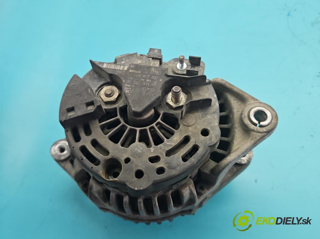Opel Vectra C 2002-2008 1.8 16V 122 HP manual 90 kW 1796 cm3 4- Alternator 0124415002 (Alternátor)