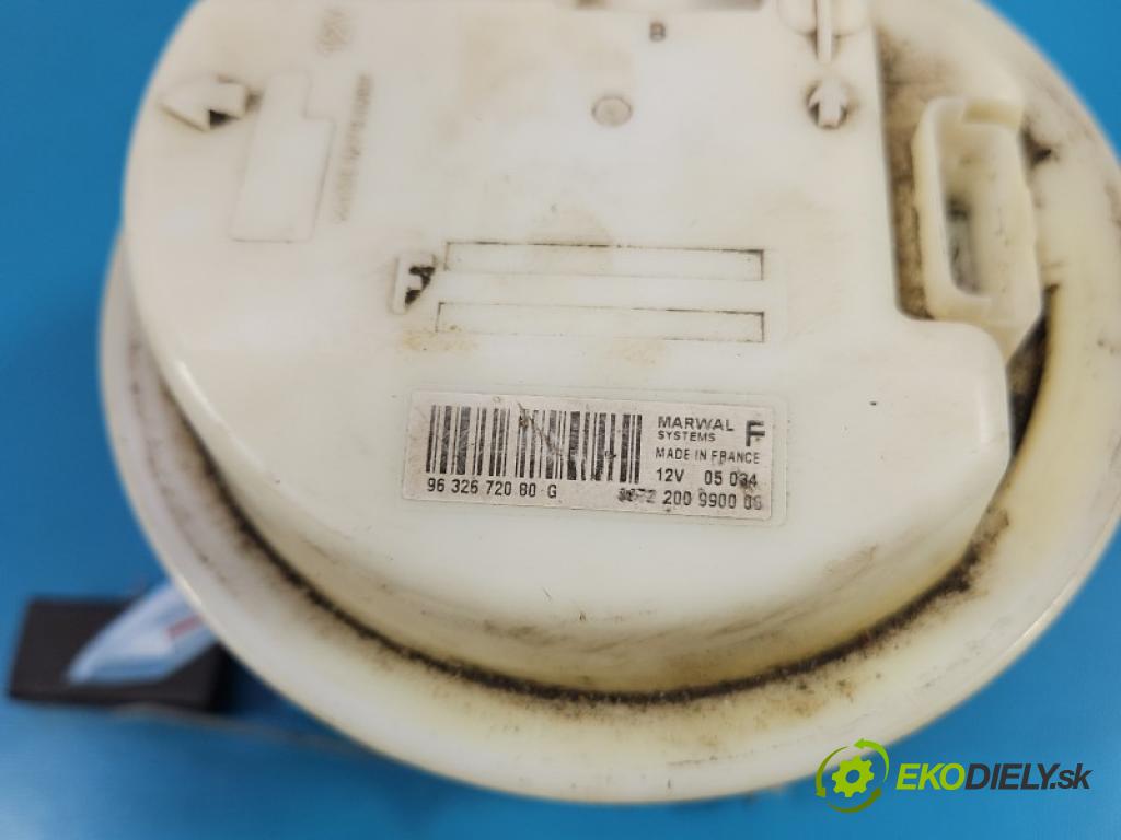 Citroen C4 I 2004-2011 1.6 16v 109 hp manual 80 kW 1587 cm3 5- čerpadlo paliva 9632672080G