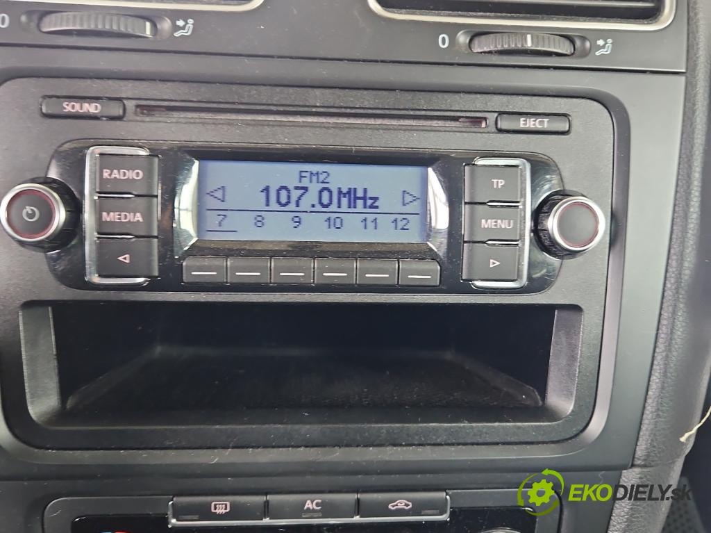 Vw Golf VI 2008-2013 1.4 16v 80 hp manual 59 kW 1390 cm3 5- Radio továrna: 1K0035156B