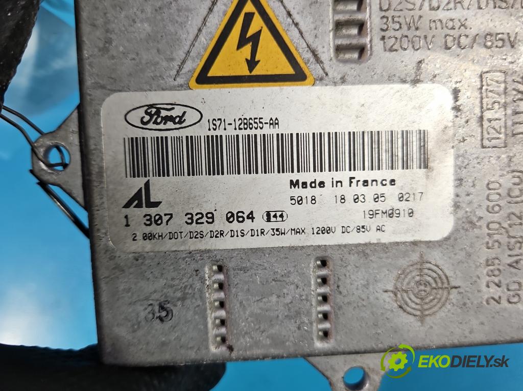 Ford Mondeo Mk3 2000-2007 2.0 tdci 116 hp manual 85 kW 1998 cm3 4- měnič xenon 1307329064 (Řídící jednotka xenonu)