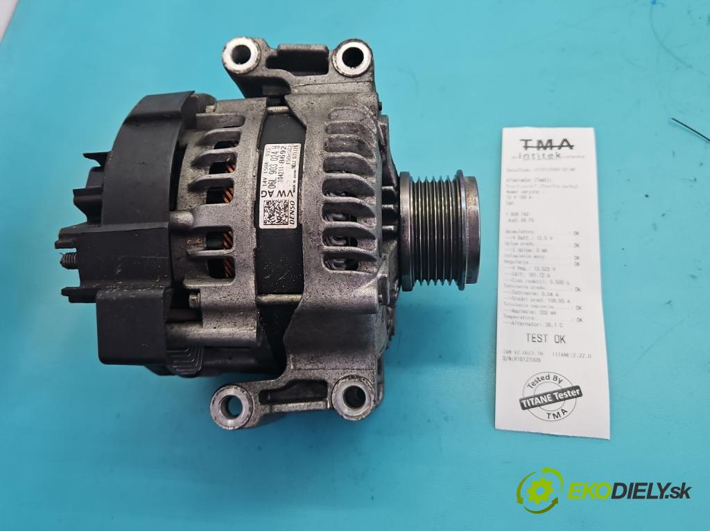 Audi A5 F5 2016-2024 2.0 TFSI 252KM automatic 185 kW 1984 cm3 2- Alternator 06L903024H (Alternátor)