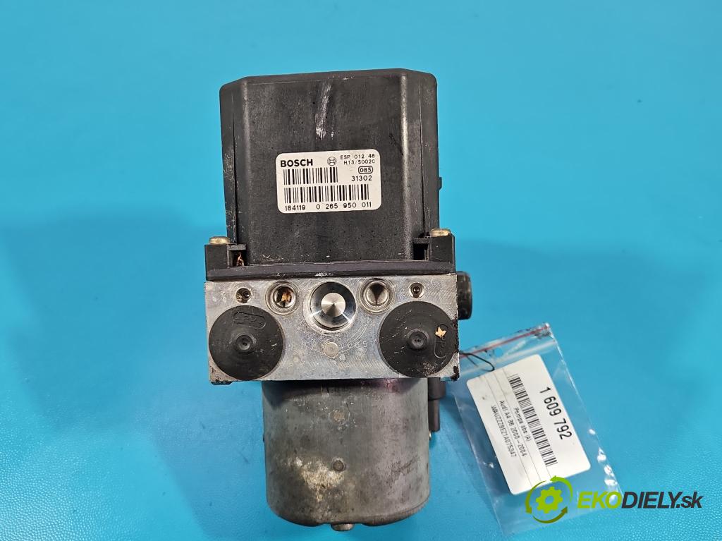 Audi A4 B6 2000-2004 1.9 TDI 131 HP manual 96 kW 1896 cm3 4- čerpadlo abs 0265225048 (Pumpa ABS)