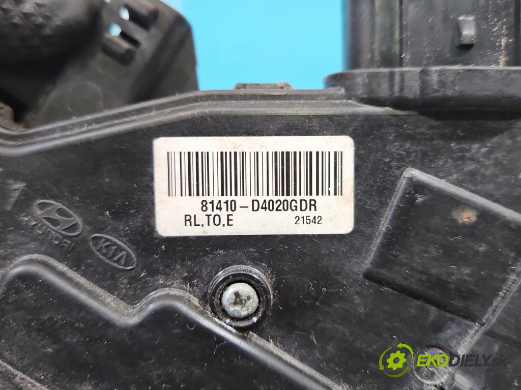 Kia Optima IV 2015-2020 1.7 crdi 141 HP automatic 104 kW 1685 cm3 5- zámok zadné ľavý 81410-D4020GDR