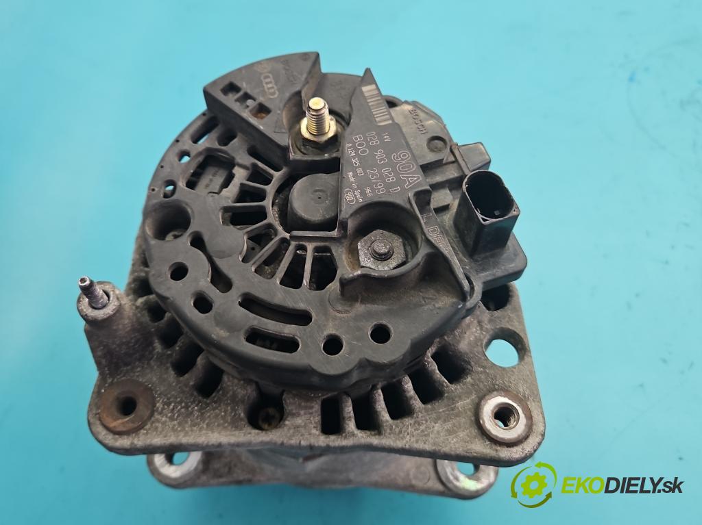 Seat Toledo II 1998-2004 1.6 sr 101 hp manual 74 kW 1595 cm3 4- Alternator 028903028D (Alternátor)