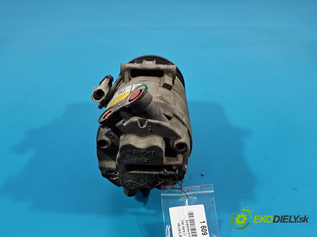 Opel Astra III 2004-2014 1.7 cdti 80 HP manual 59 kW 1686 cm3 5- Kompresor: klimatizácie 13124751 (Kompresor klimatizácie)