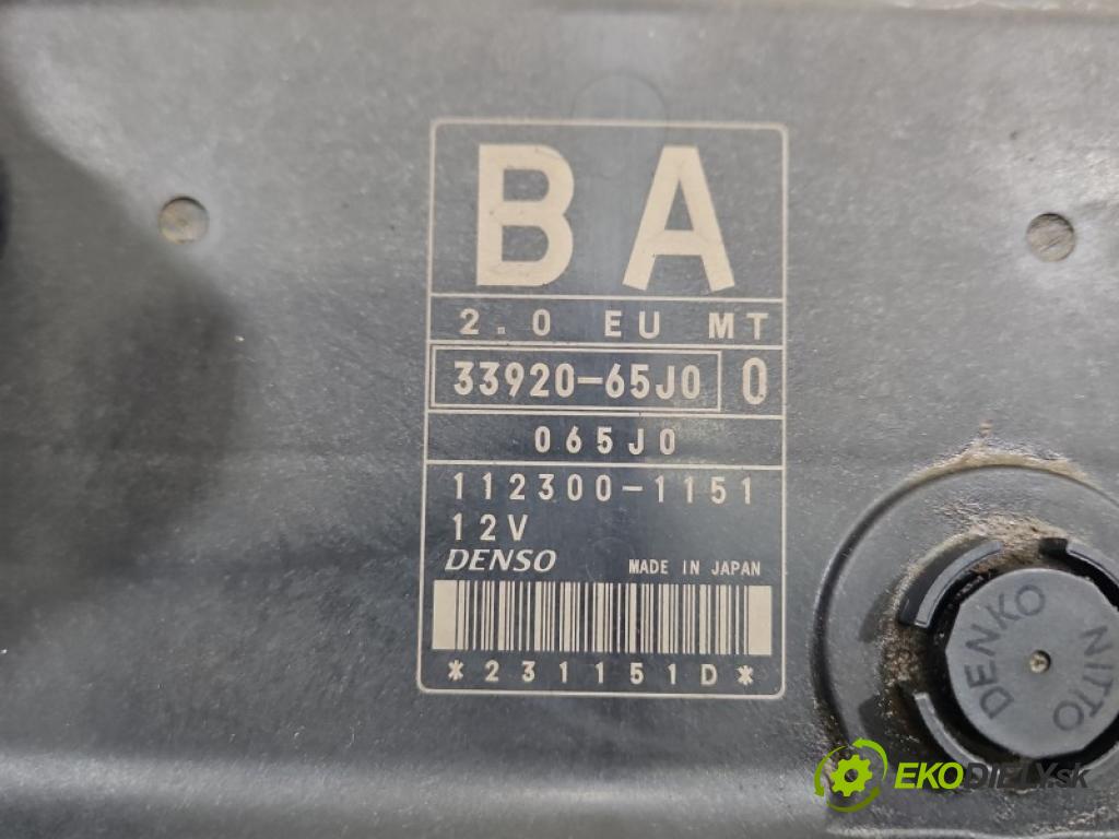 Suzuki Grand Vitara II 2005-2014 2.0 16V J20A 140 hp manual 103 kW 1995 cm3 5- řídící jednotka motoru 33920-65J0