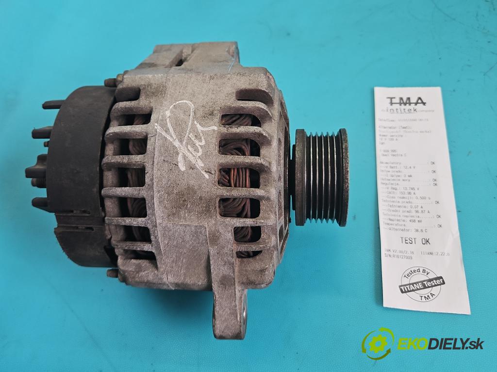 Opel Vectra C 2002-2008 1.9 cdti 150 HP manual 110 kW 1910 cm3 5- Alternator 93169028 (Alternátor)