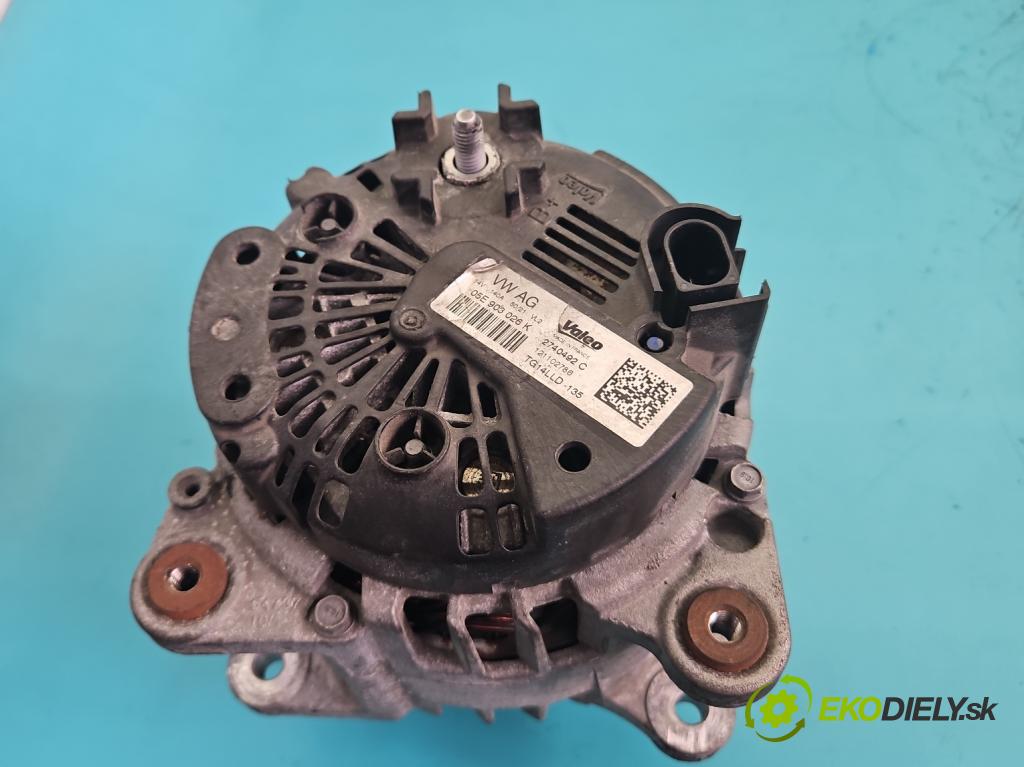 Skoda Superb III 2015-2024 1.5 TSI 150 HP automatic 110 kW 1498 cm3 5- Alternator 05E903026K (Alternátor)