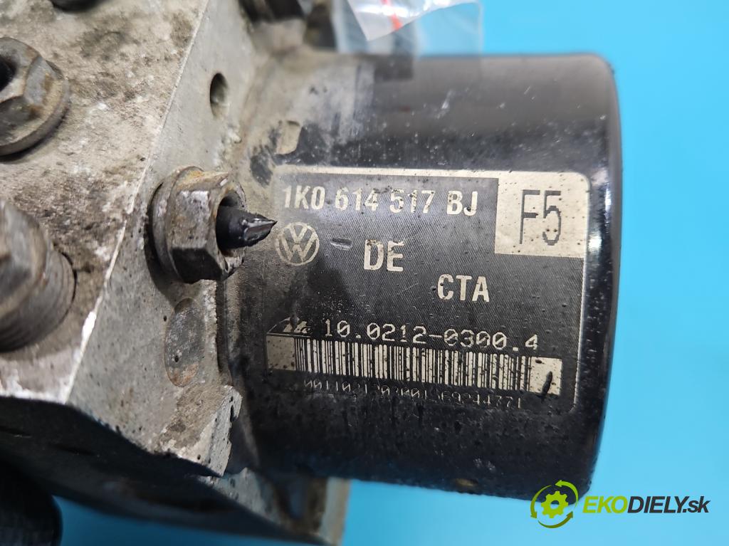 Vw Golf VI 2008-2013 1.4 16v 80 hp manual 59 kW 1390 cm3 5- čerpadlo abs 1K0614517BJ (Pumpa ABS)