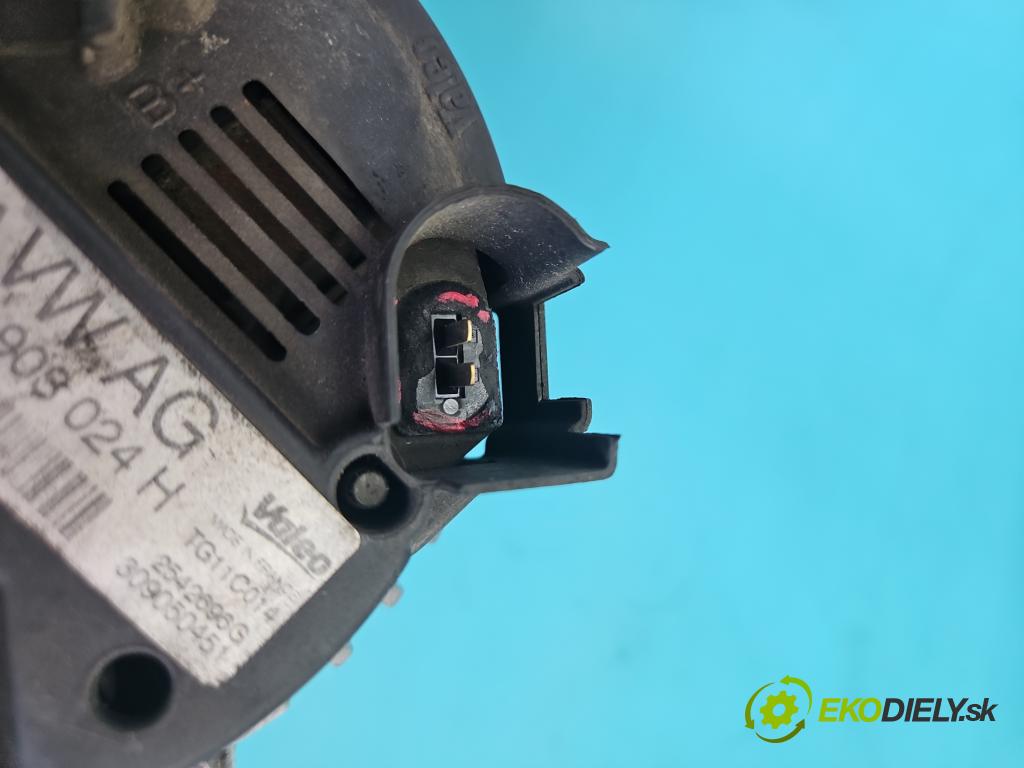 Vw Golf VI 2008-2013 1.4 16v 80 HP manual 59 kW 1390 cm3 5- Alternator 036903024H (Alternátor)