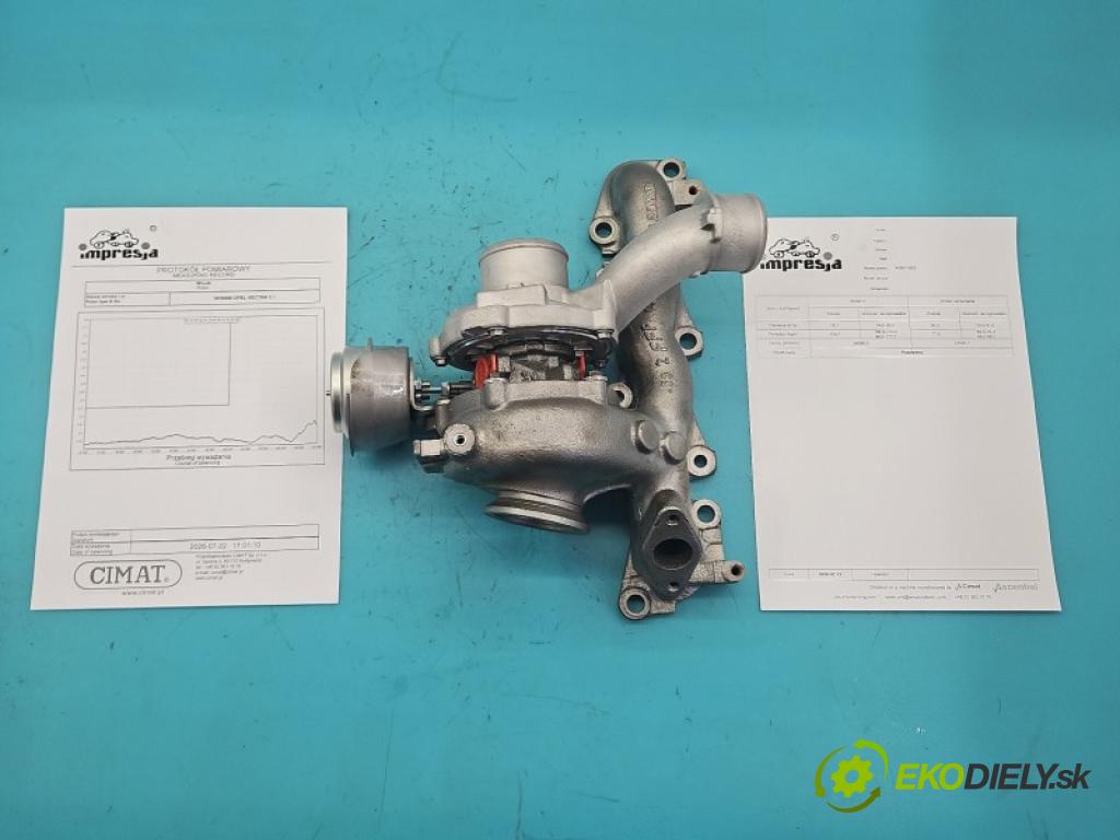 Opel Vectra C 2002-2008 1.9 cdti 150 hp manual 110 kW 1910 cm3 5- Turbodmychadlo repasováno 740067-2