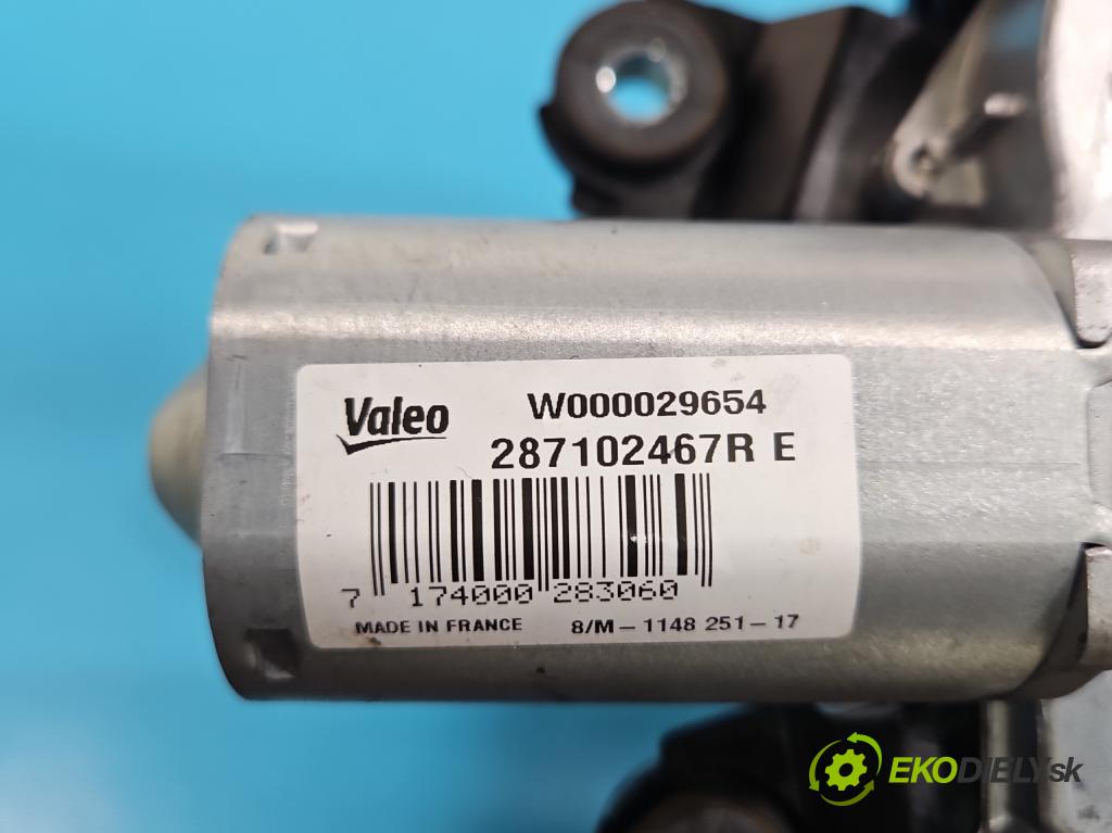 Dacia Lodgy 2012-2022 1.6 16V 102 HP manual 75 kW 1598 cm3 5- motor stieračov zadné 287102467R