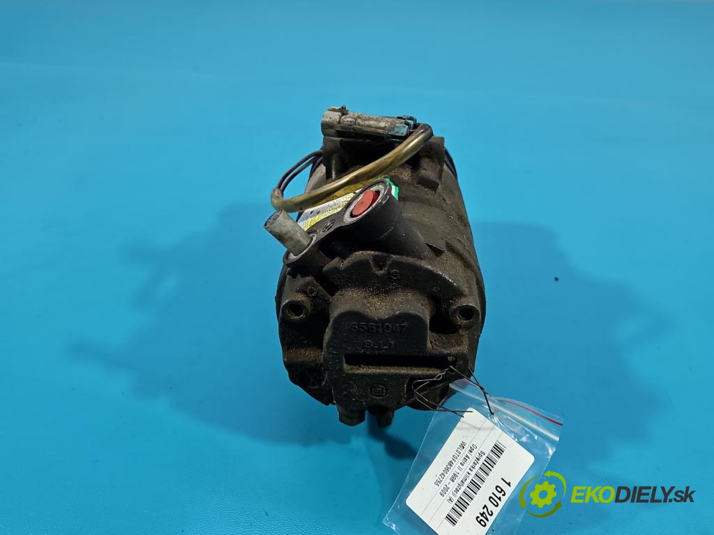 Opel Astra II 1998-2009 1.6 16v 101 HP manual 74 kW 1598 cm3 5- Kompresor: klimatizácie 09165714 (Kompresor klimatizácie)