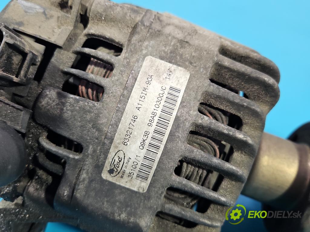 Ford Focus Mk1 1998-2004 1.8 tddi 90 hp manual 66 kW 1753 cm3 5- Alternator 63321746 (Alternátor)