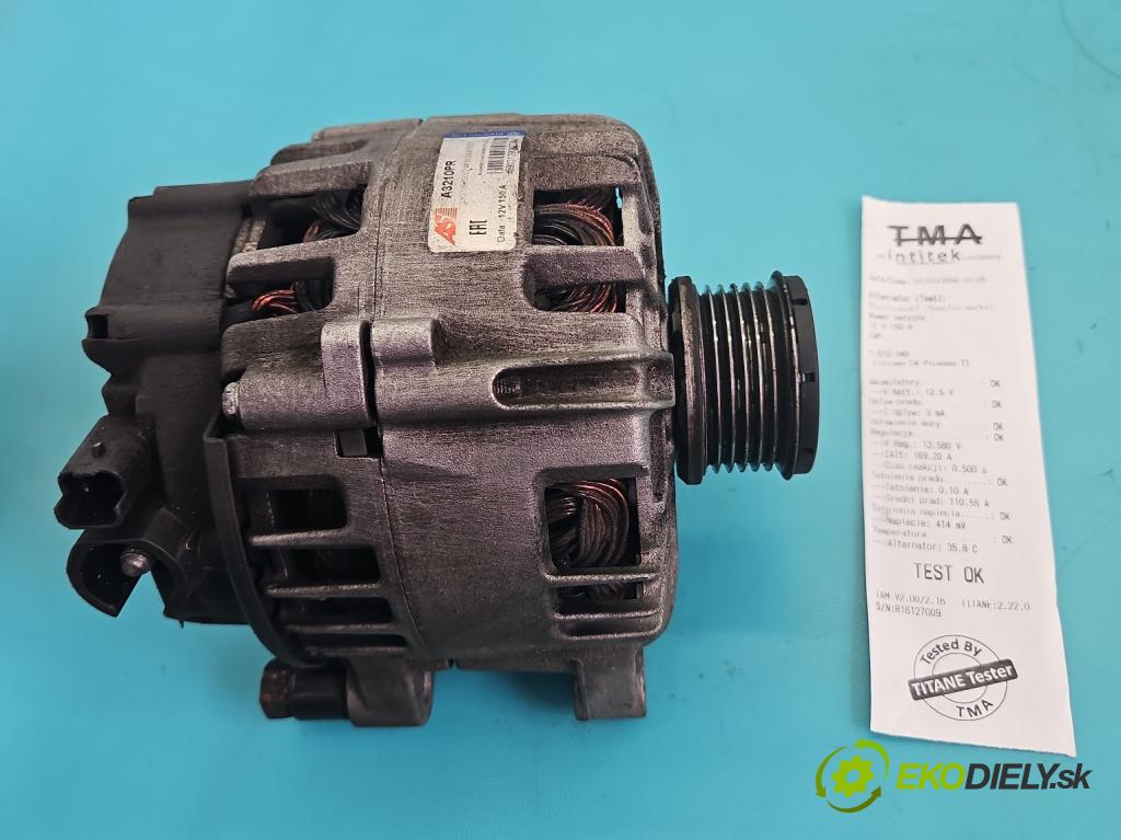 Citroen C4 Picasso II 2013-2019 1.6 hdi 109 HP manual 80 kW 1560 cm3 5- Alternator 9678048880 (Alternátor)