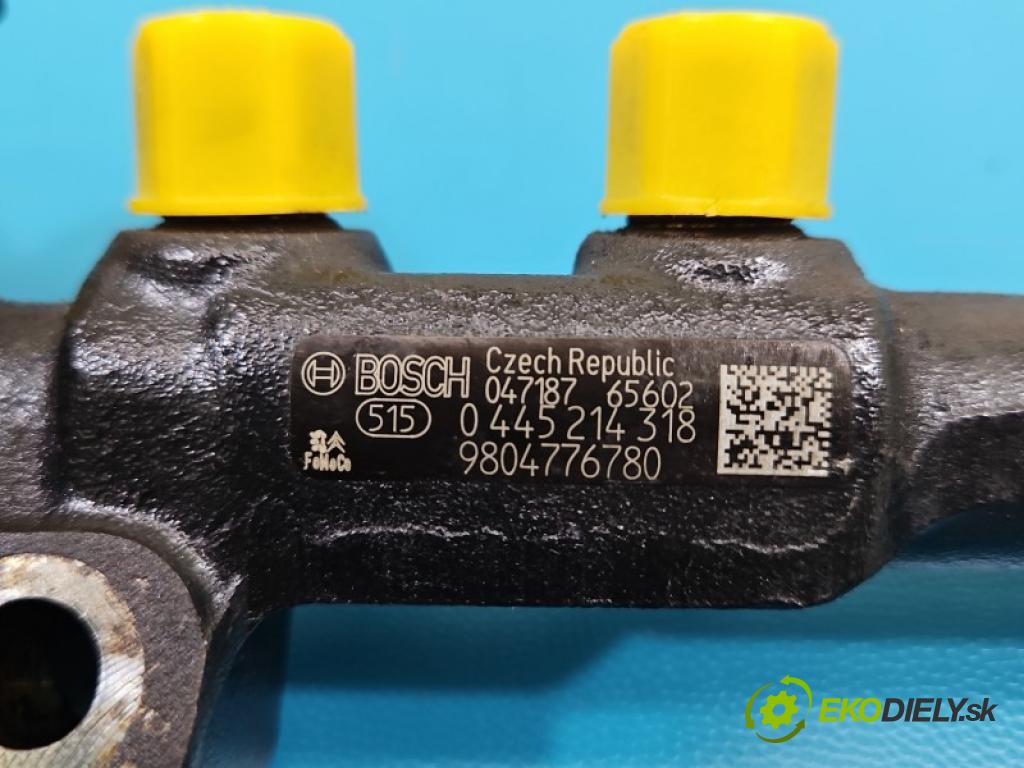 Citroen C4 Picasso II 2013-2019 1.6 hdi 109 hp manual 80 kW 1560 cm3 5- lišta vstřikovací 9676643880 (Vstřikovací lišta)