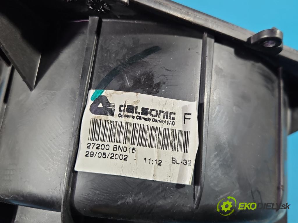 Nissan Almera N16 2000-2006 1.8 16v 114 hp manual 84 kW 1769 cm3 5- ventilátor vzduchu