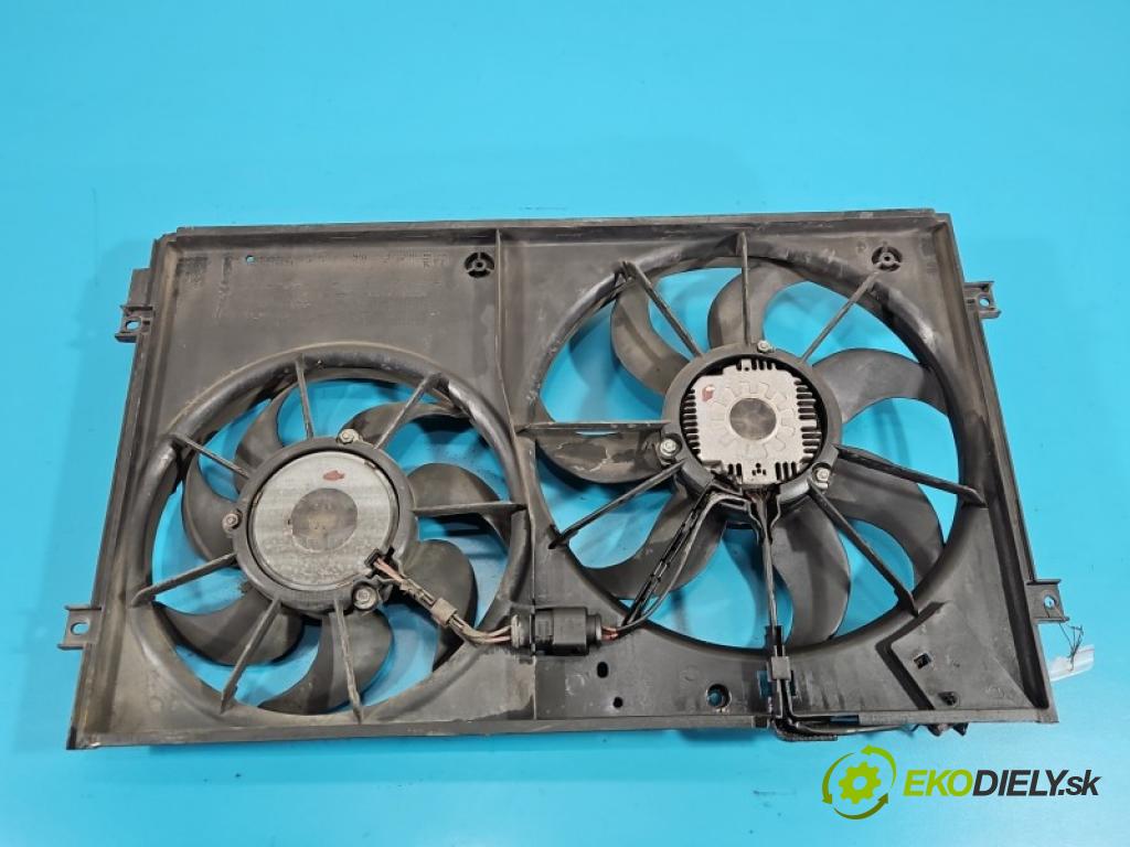 Vw Jetta V 2005-2010 1.6 SR 102 hp manual 75 kW 1595 cm3 4- ventilátor chladič 1K0121207T