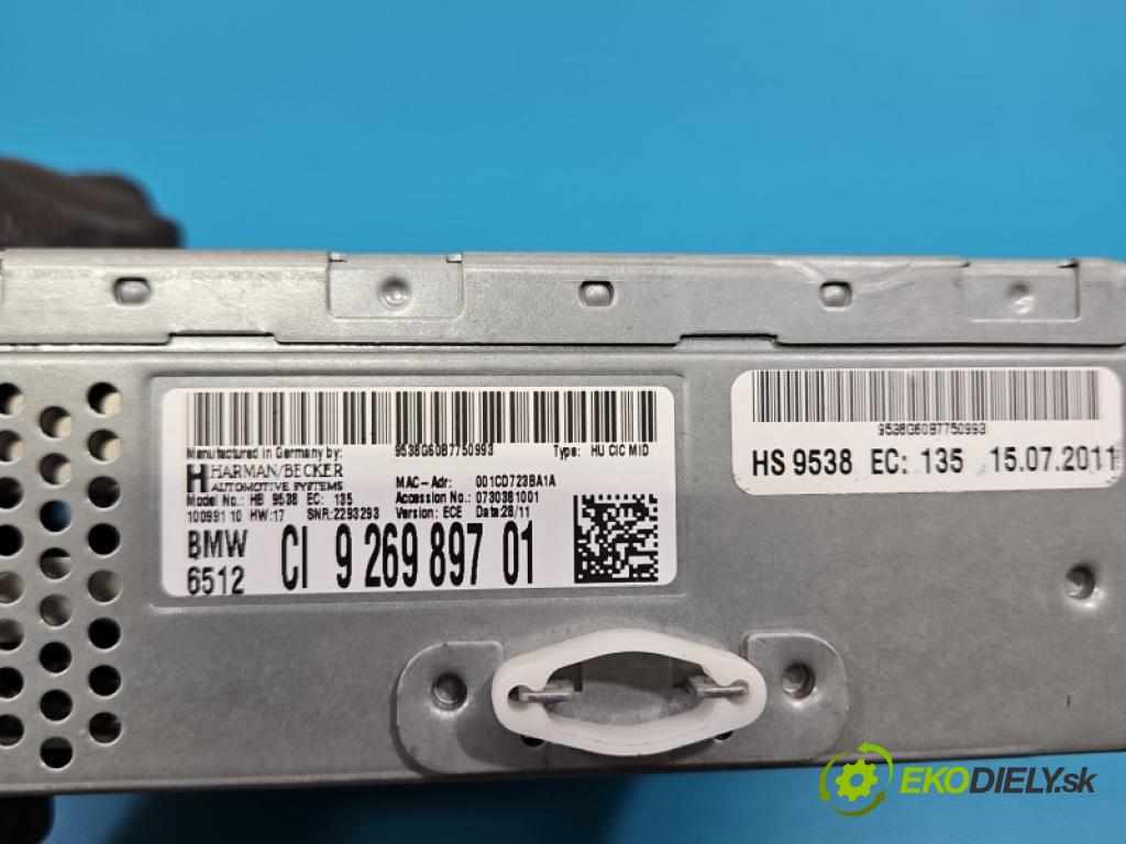 Bmw X3 F25 2010-2017 2.0d 184 hp automatic 135 kW 1995 cm3 5- Navigace: čtečka 9269897