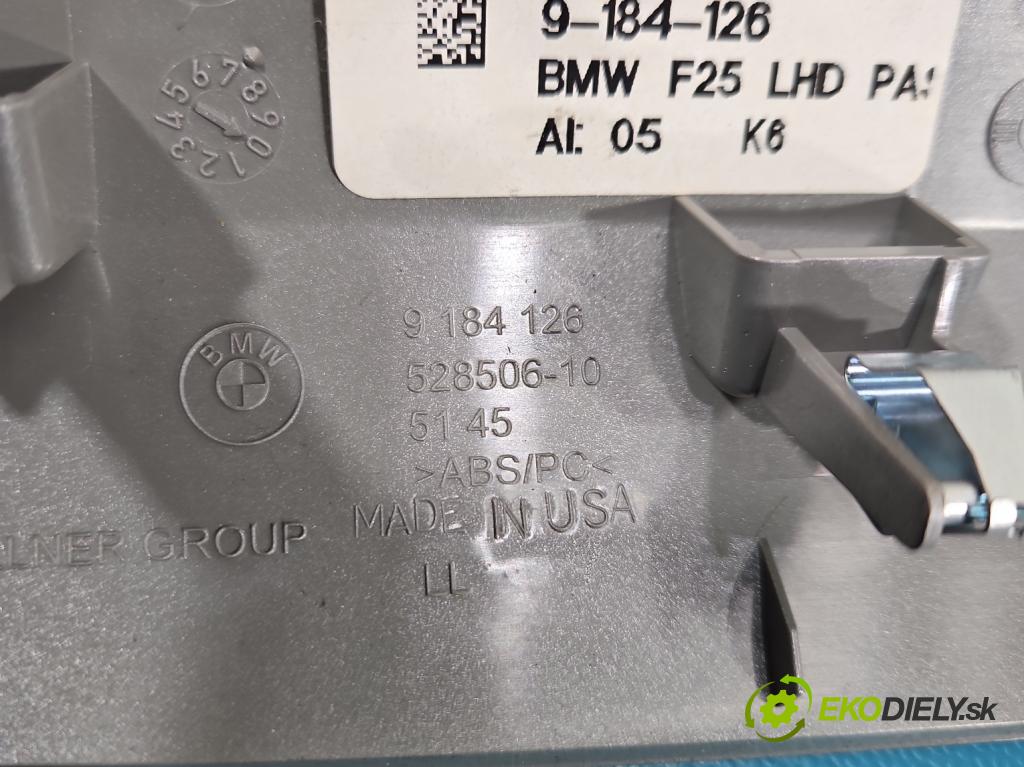 Bmw X3 F25 2010-2017 2.0d 184 hp automatic 135 kW 1995 cm3 5- lišta ozdobná interiéry: 7213071
