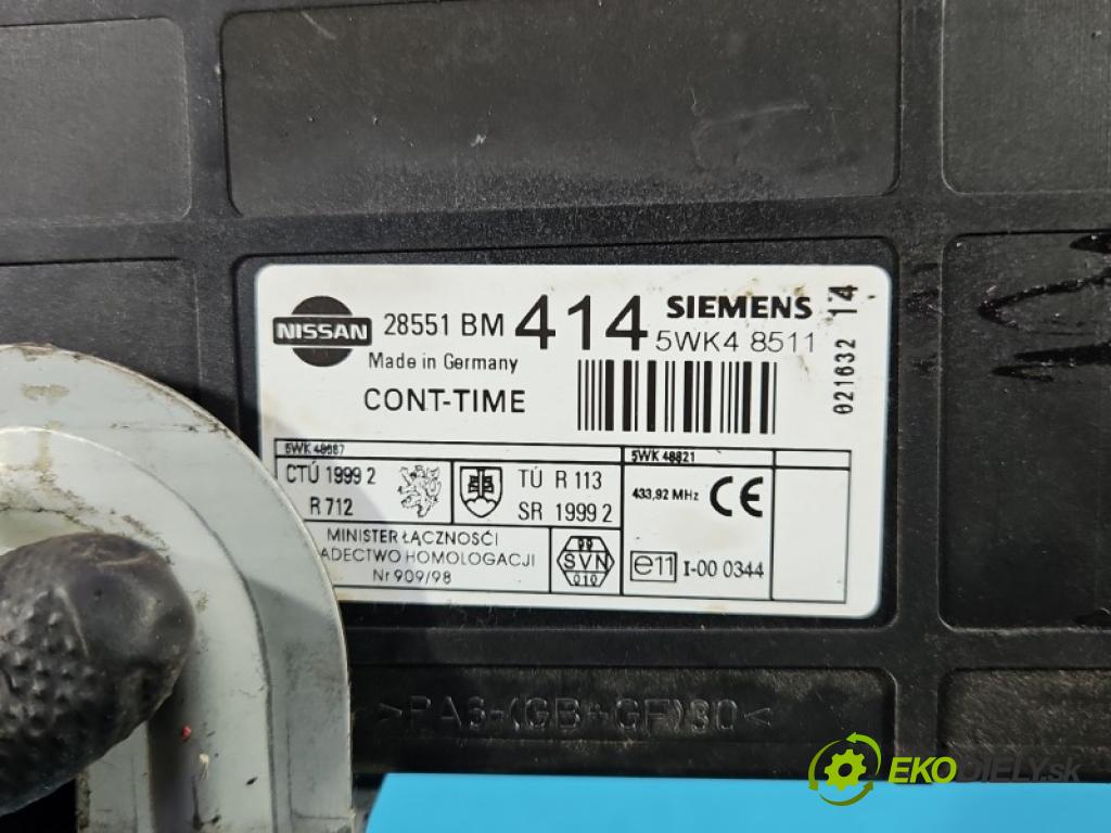 Nissan Almera N16 2000-2006 1.8 16v 114 hp manual 84 kW 1769 cm3 5- řídící jednotka motoru MEC20-625