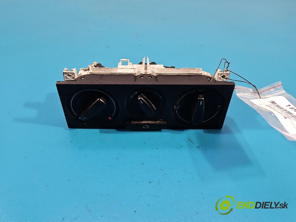 Vw Golf IV 1997-2003 1.9 TDI 90 hp manual 66 kW 1896 cm3 3- palubní deska panel topení 1J0819045F