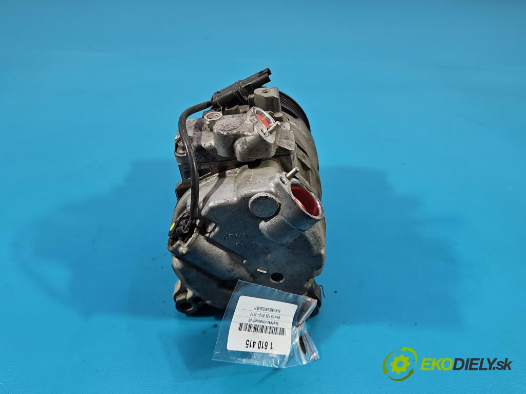 Bmw X3 F25 2010-2017 2.0 T 245KM automatic 180 kW 1997 cm3 5- Kompresor: klíma 9216467 (Kompresor klimatizace)
