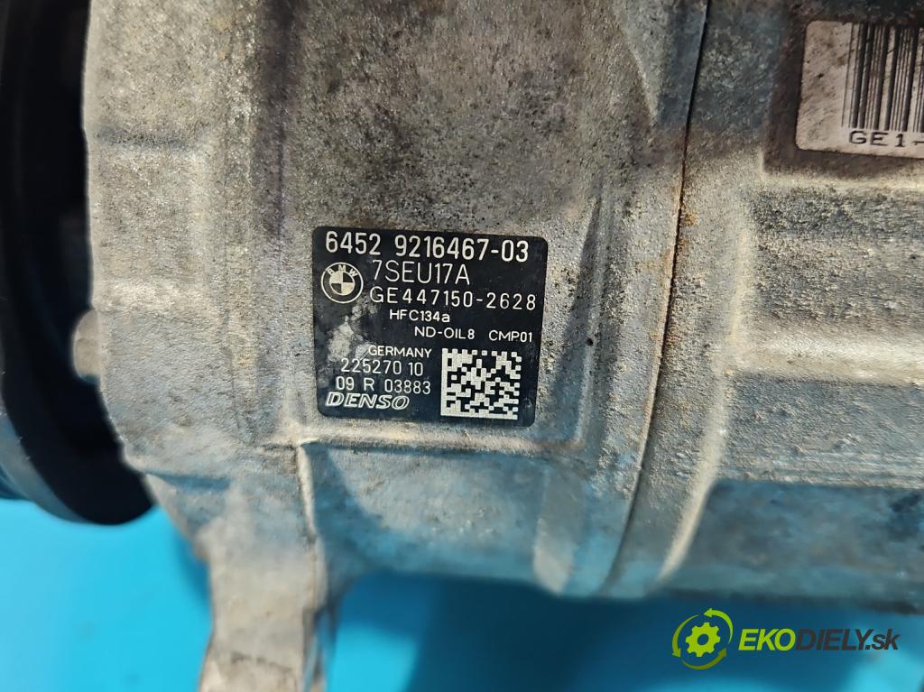 Bmw X3 F25 2010-2017 2.0 T 245KM automatic 180 kW 1997 cm3 5- Kompresor: klíma 9216467 (Kompresor klimatizace)