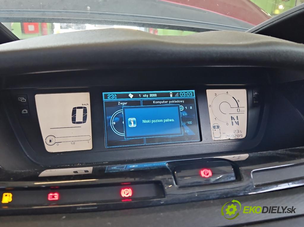 Citroen C4 Grand picasso I 2006-2013 2.0 HDI 136hp automatic 100 kW 1997 cm3 5- Přístrojová deska P9663756380 (Přístrojová deska)