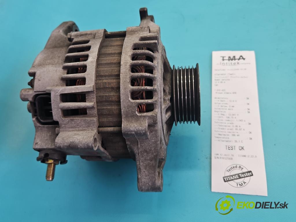 Nissan Almera N16 2000-2006 1.8 16v 114 HP manual 84 kW 1769 cm3 5- Alternator 23100-BU010 (Alternátor)