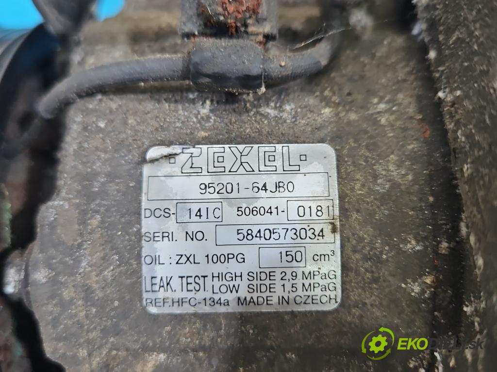 Suzuki Grand Vitara II 2005-2014 2.0 16V J20A 140 hp manual 103 kW 1995 cm3 5- Kompresor: klíma 95201-64JB0 (Kompresor klimatizace)
